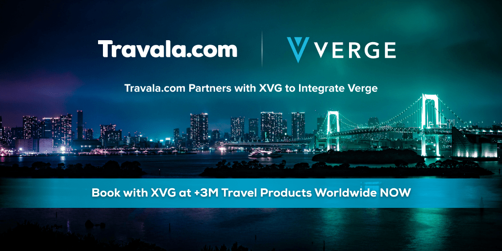 Travala.com Partners with XVG to Integrate Verge