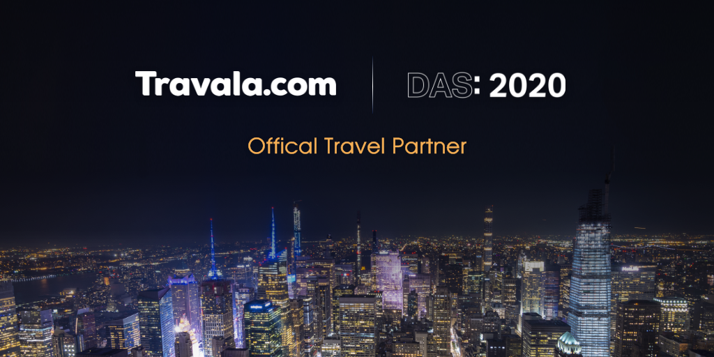 DAS 2020 - Travala.com Official Travel Partner