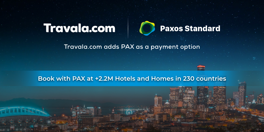 Travala Adds PAX as a Payment Option