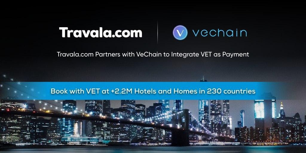 Vet and Travala.com partnership