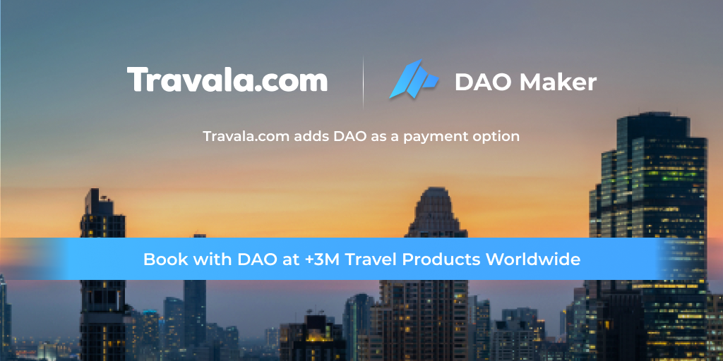 Travala.com Partners with DAO Maker to Integrate DAO