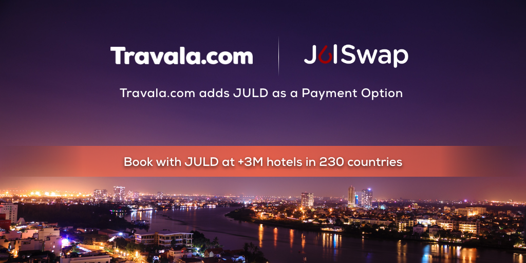 Travala.com Partners with JULSwap to Integrate JULD