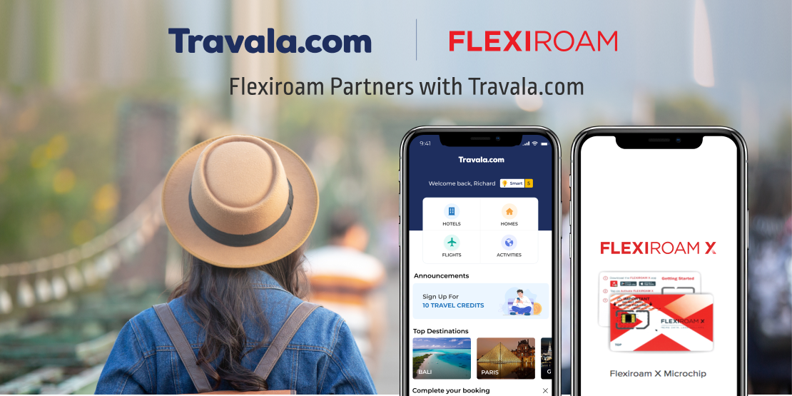 FLEXIROAM Partners with Travala.com