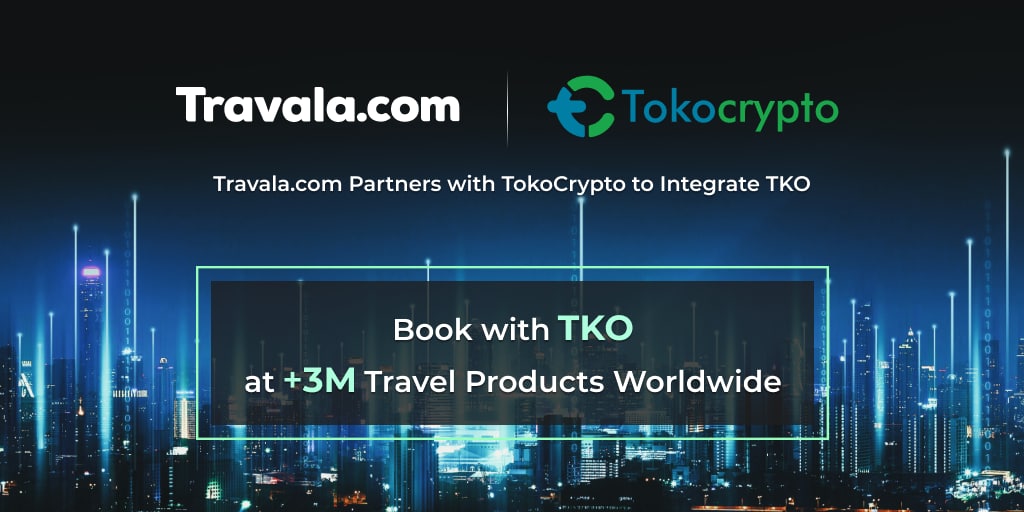 Travala.com Partners with TokoCrypto to Integrate TKO