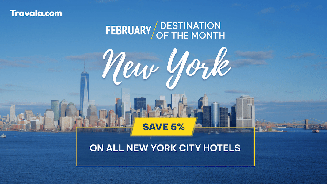 New York Destination of the Month - Save 5%