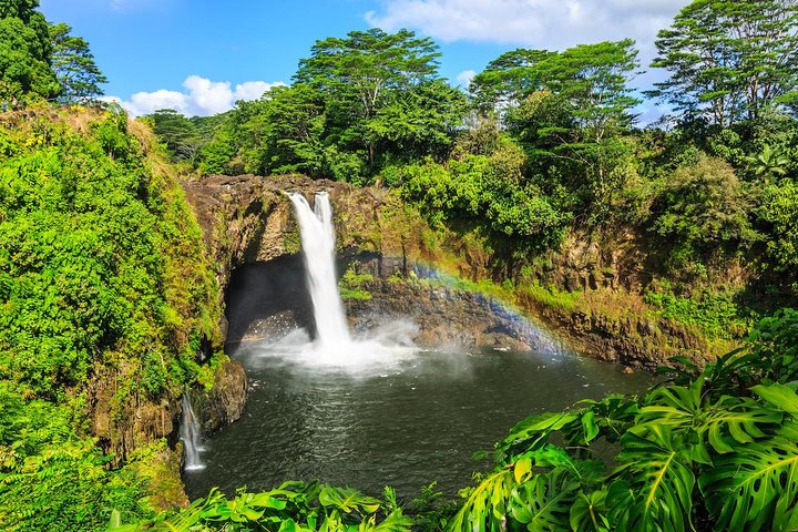 Hawaii's Big Island Waterfall View