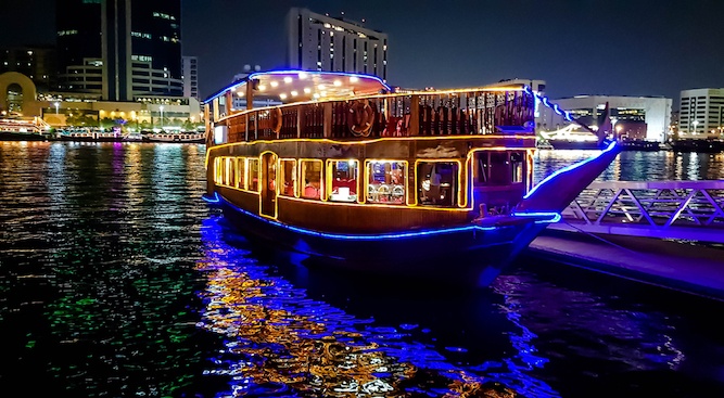 Evening Sightseeing Cruise Tours in Dubai