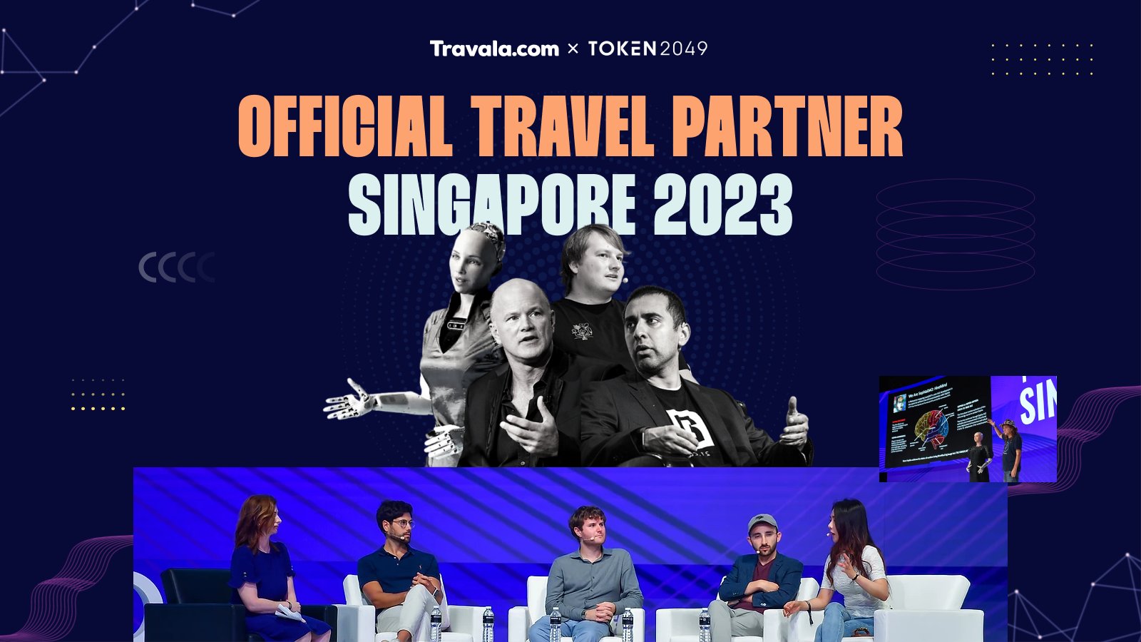 Travala.com x TOKEN2049 Official Travel Partner Singapore 2023