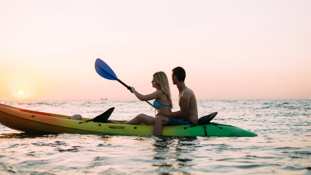 Couple Kayaking in Sri Lanka