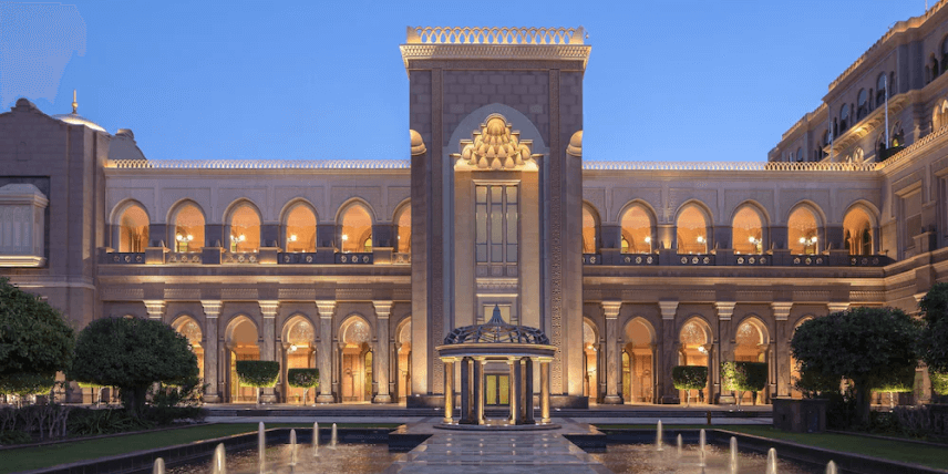 Facade of the Emirates Palace Mandarin Oriental, Abu Dhabi