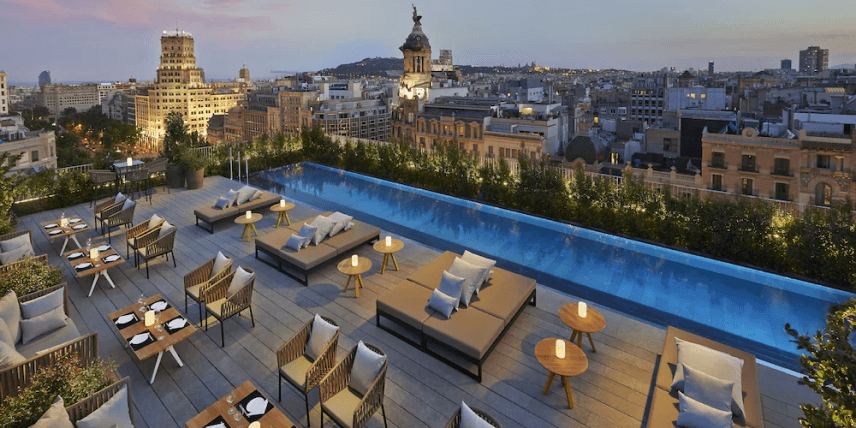 Rooftop Pool at Mandarin Oriental, Barcelona