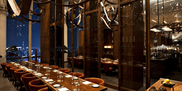 Hotel Restaurant at Andaz Tokyo Toranomon Hills