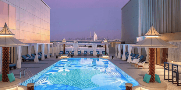 Pool at Andaz by Hyatt Palm Jumeirah in Dubai