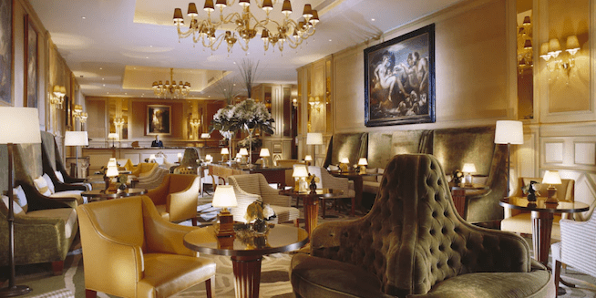 Lounge at the Hotel Principe Di Savoia