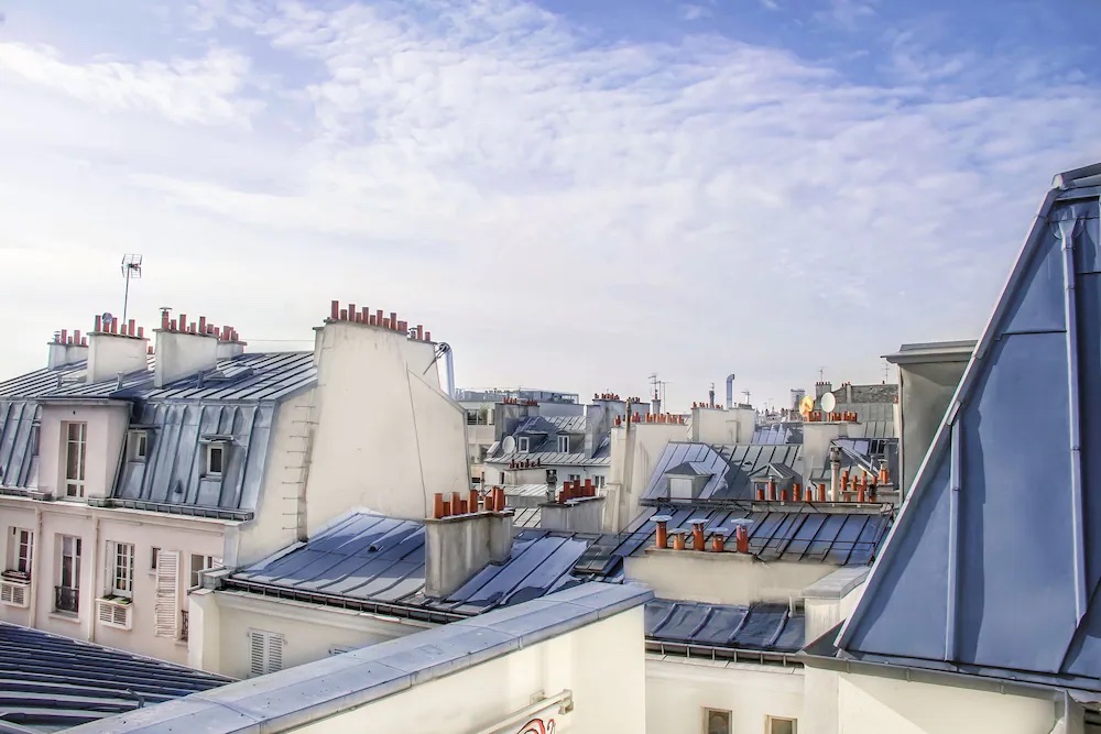 Balcony at the Maison Mere Hotel in Paris