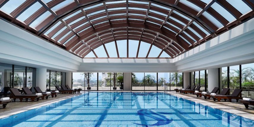 Indoor Swimming Pool at the Pan Pacific Hanoi Hotel