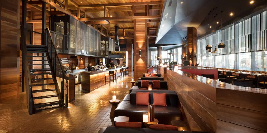 Restaurant at the Pan Pacific Melbourne Hotel