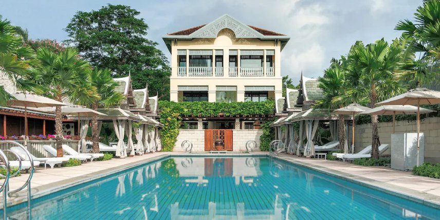 Outdoor Pool at The Peninsula Bangkok Hotel
