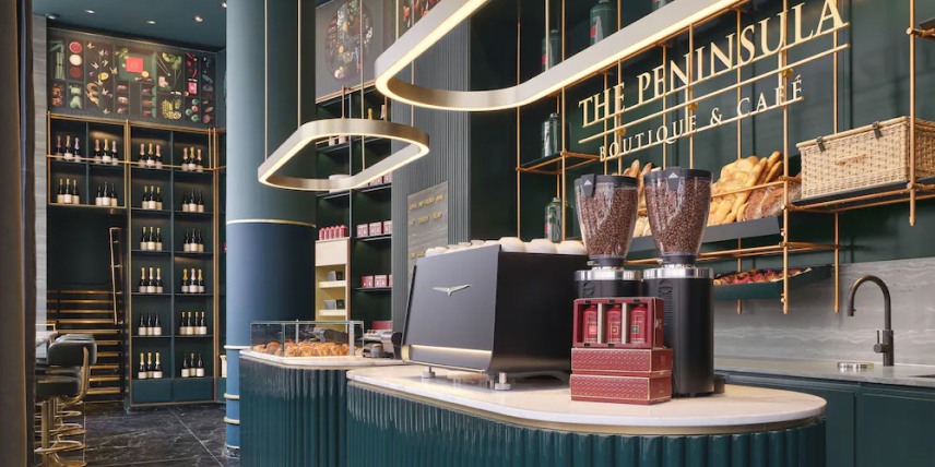 Cafe at The Peninsula London Hotel