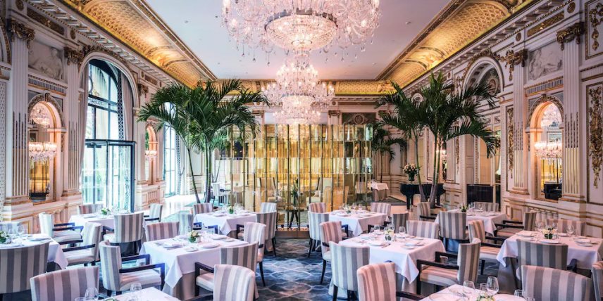 Restaurant at The Peninsula Paris Hotel