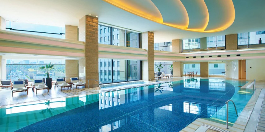 Indoor Pool at The Peninsula Tokyo Hotel