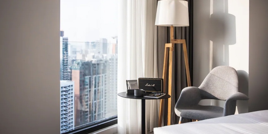 Room View in Page148 Hotel, Hong Kong