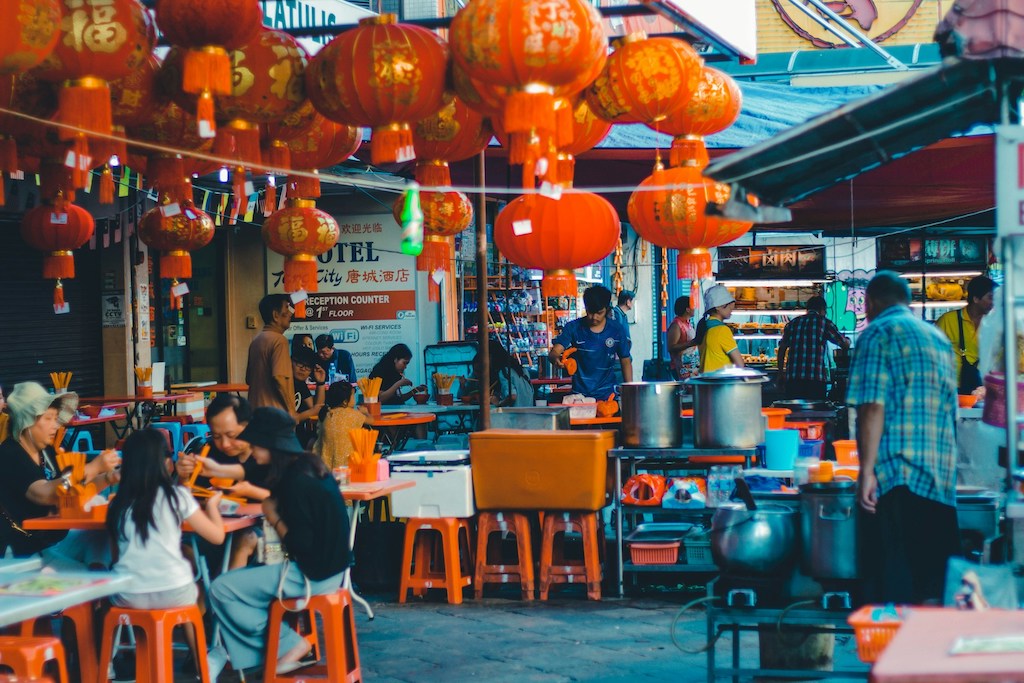 Chinatown Food in Kuala Lumpur, Malaysia