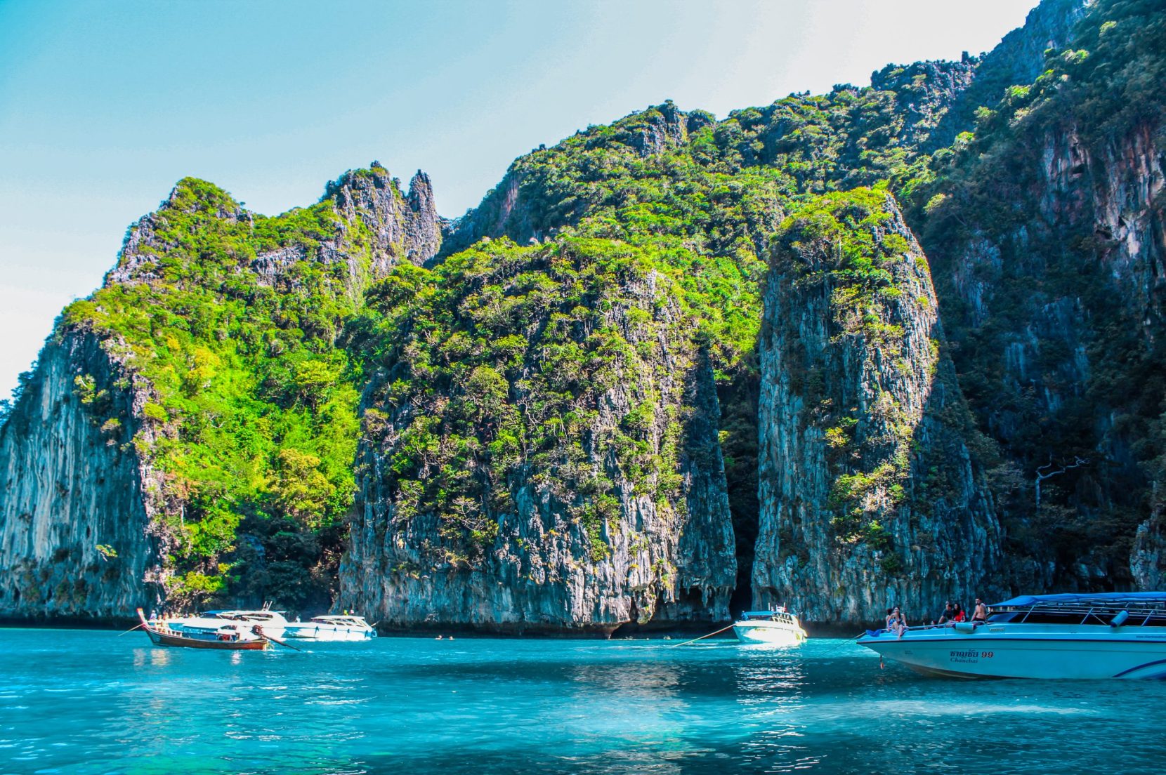 Clear blue waters of Krabi