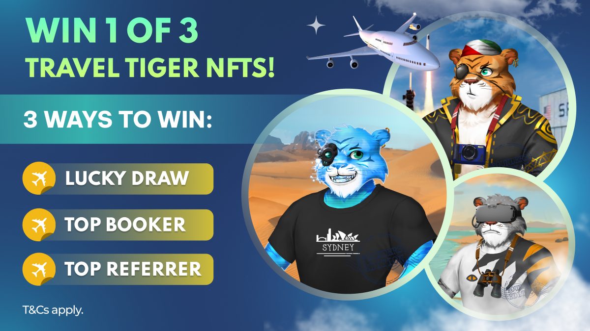 Travel Tiger NFT Giveaway Banner