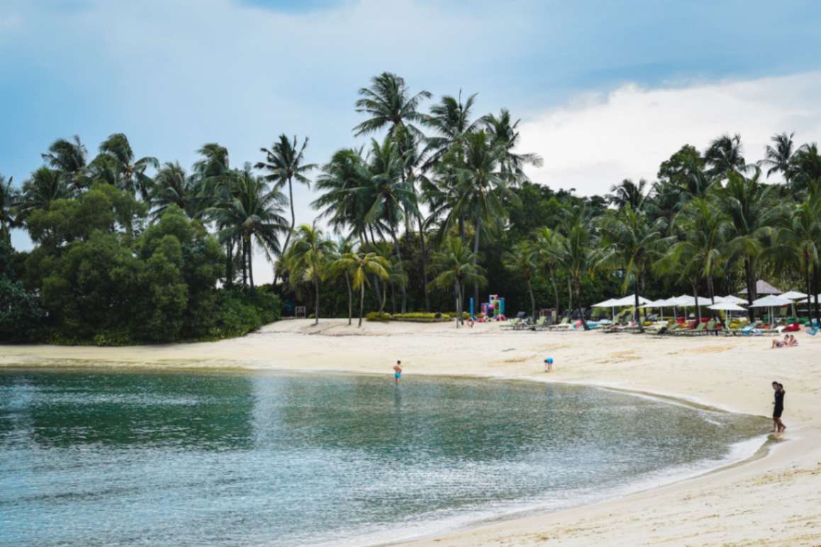 Beach in Sentosa Island, Singapore