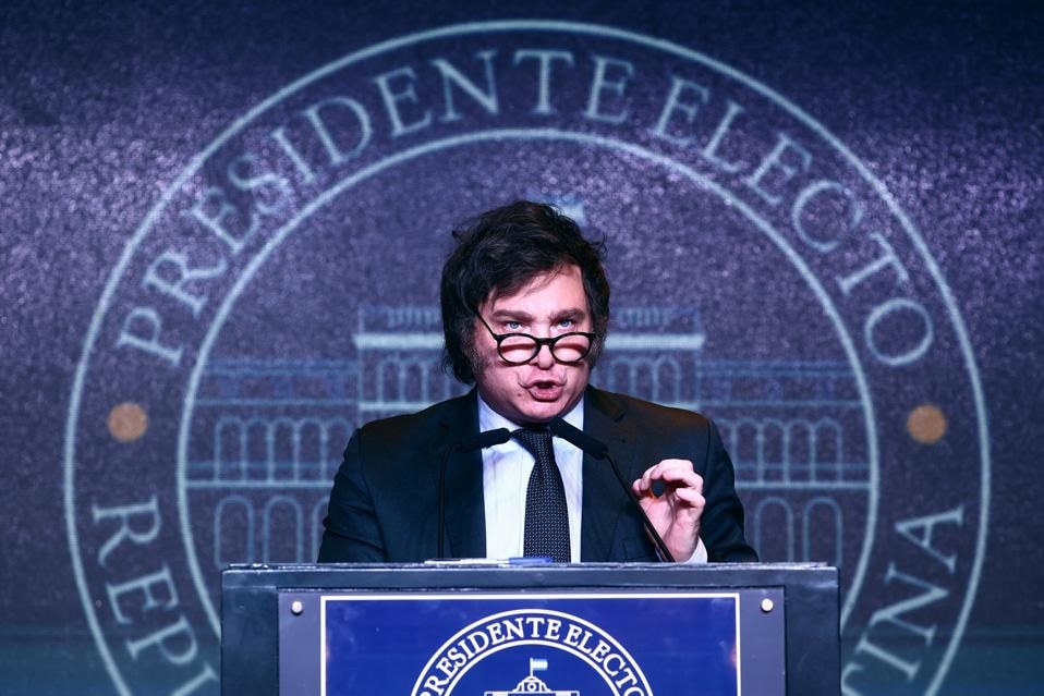 Javier Milei is now President in Argentina with a Pro-Bitcoin agenda
