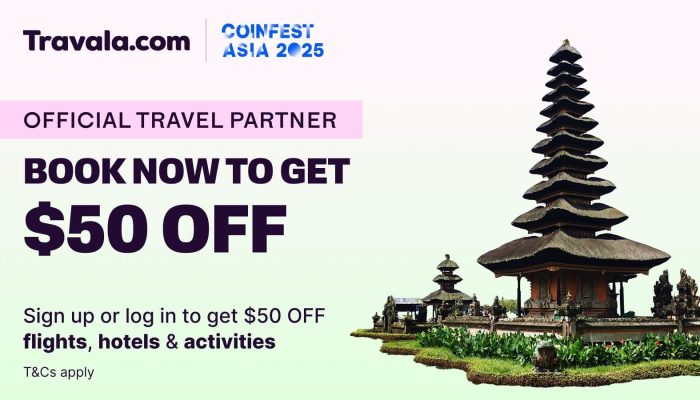 Travala is the Official Travel Partner at Coinfest Asia 2025