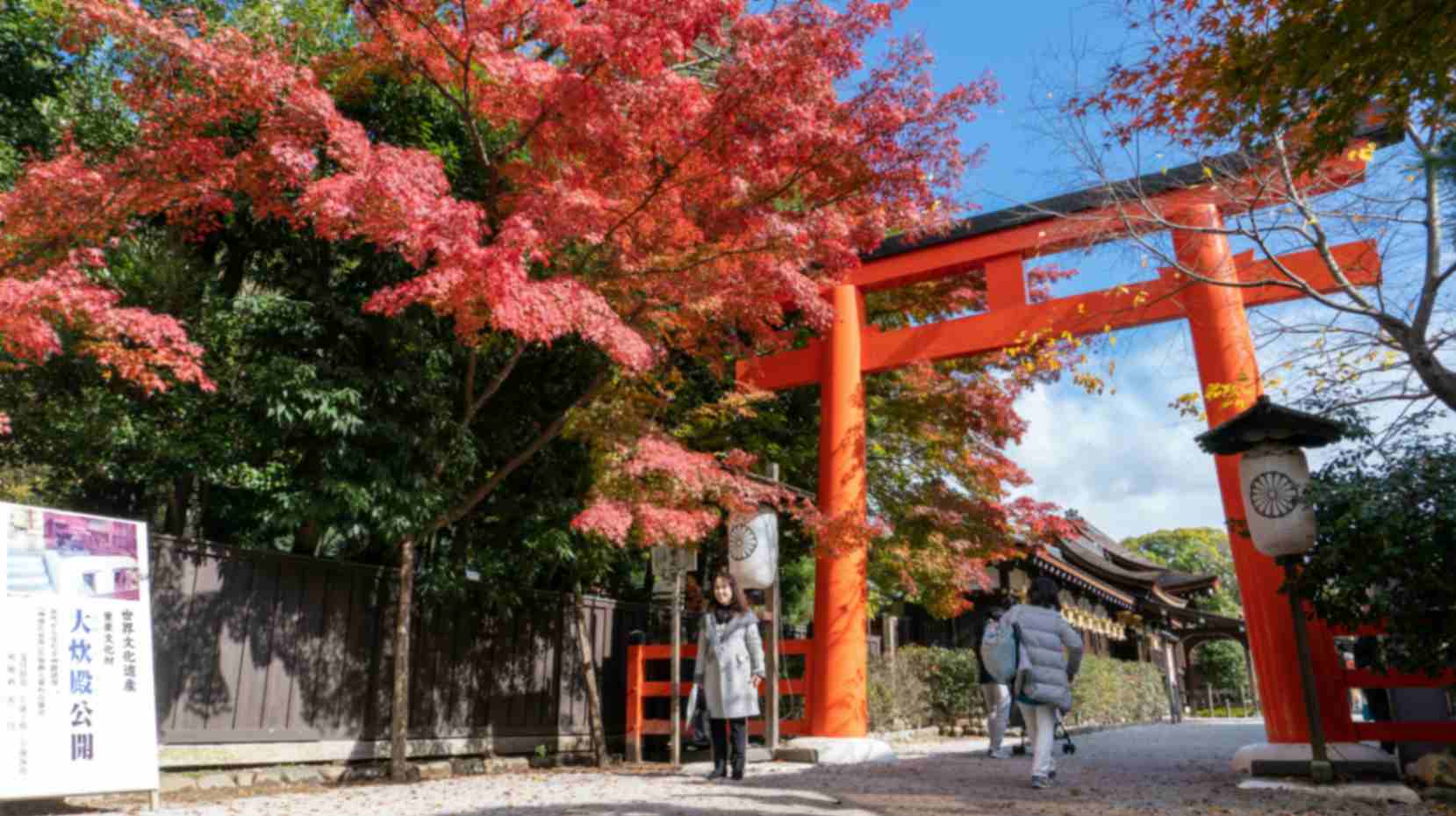 Autumn at Shimogamo Shrine, Kyoto, Japan