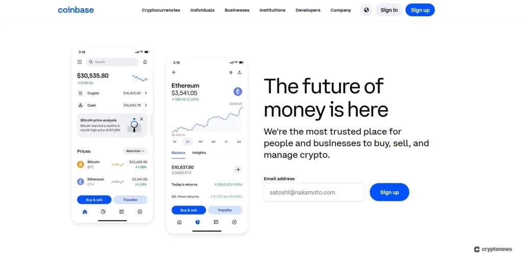 Top 10 Crypto Wallets: Coinbase Exchange Wallet