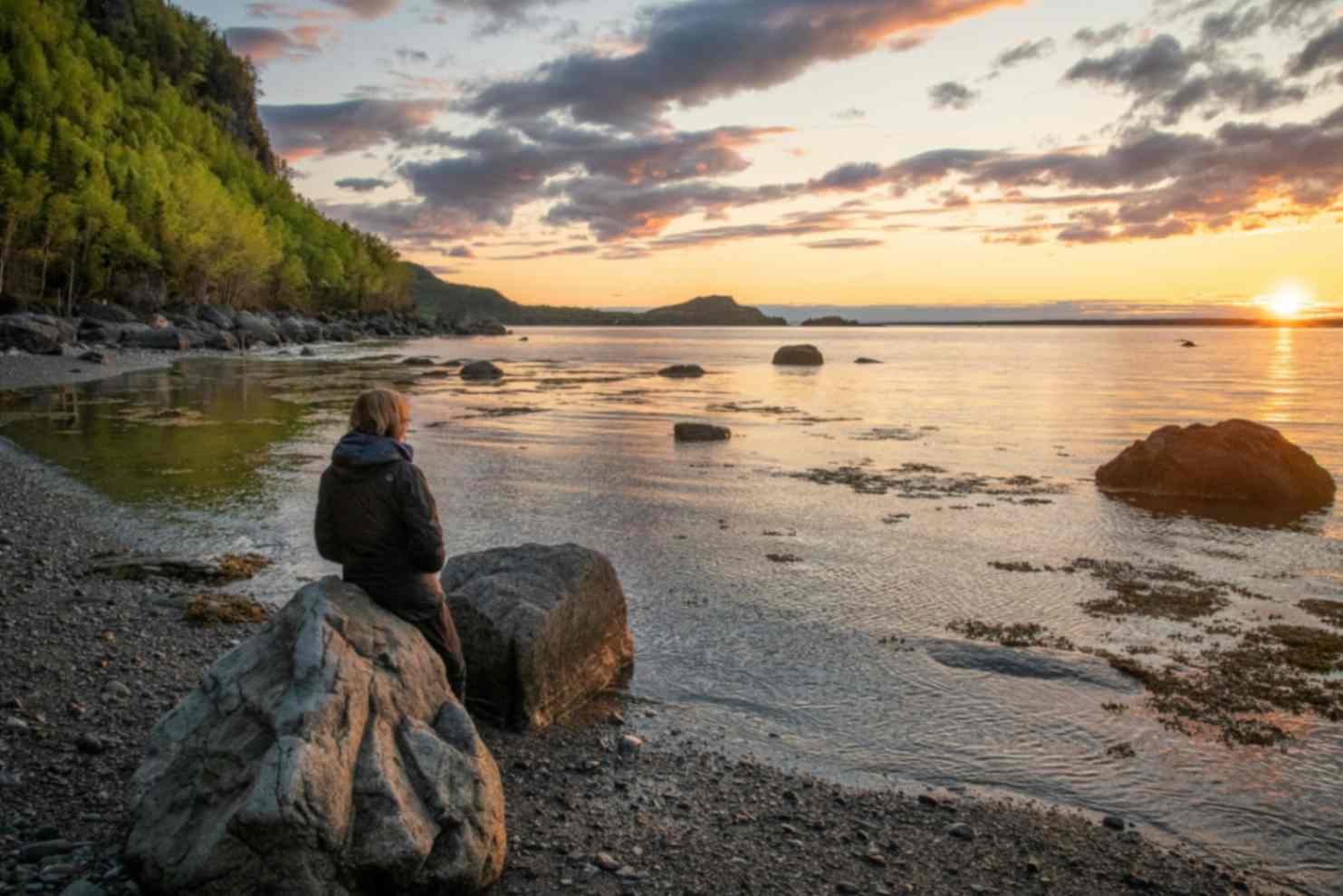 St Lawrence River in Quebec City Canada