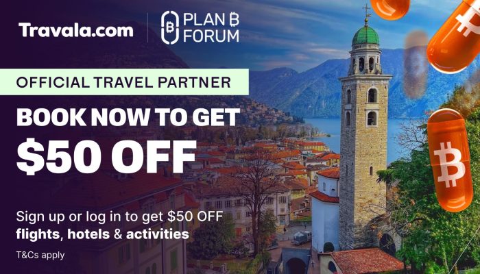 Travala is the Official Travel Partner for Plan B Forum Lugano 2025