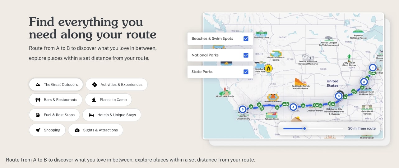 Roadtrippers - The 10 Best Apps for Planning Travel in 2026