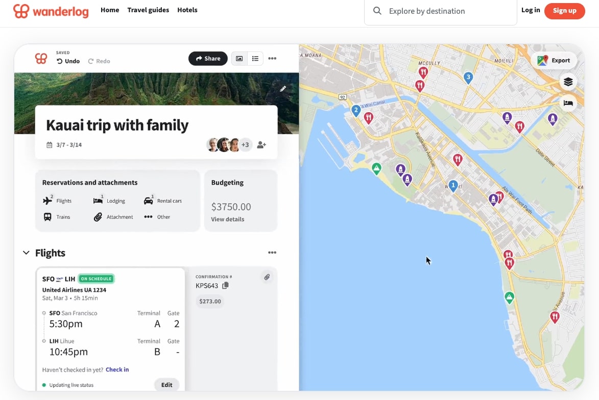 Wanderlog - The 10 Best Apps for Planning Travel in 2026