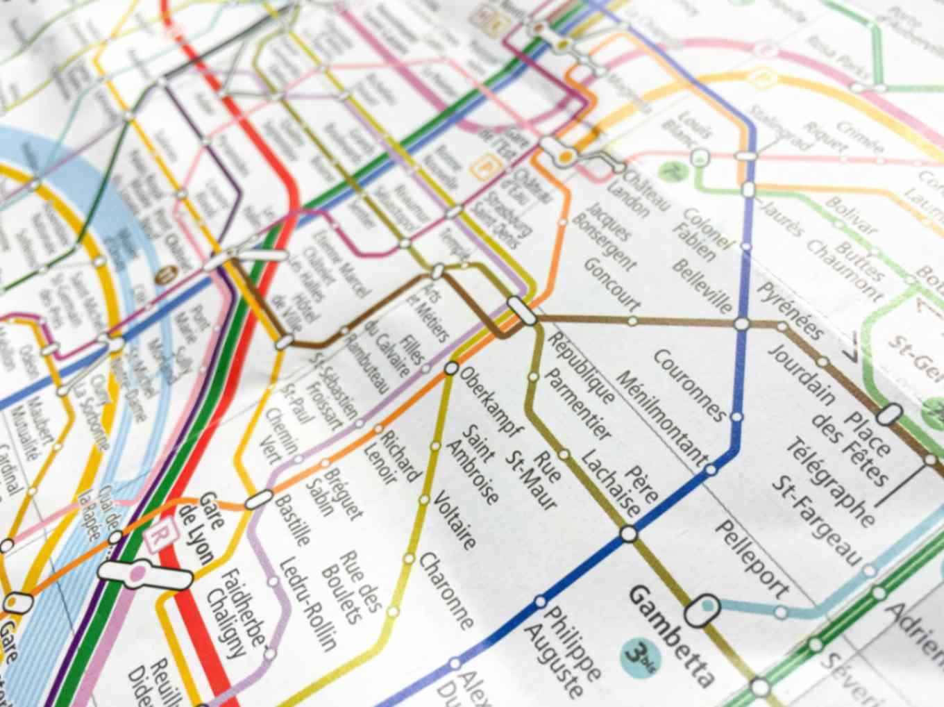 Paris Metro Map