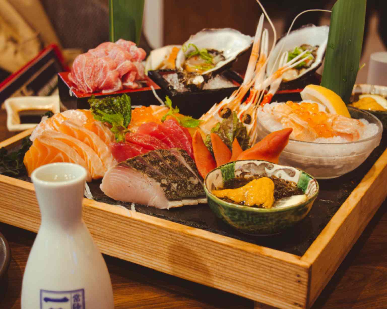 Japanese Sushi, Sashimi and Seafood