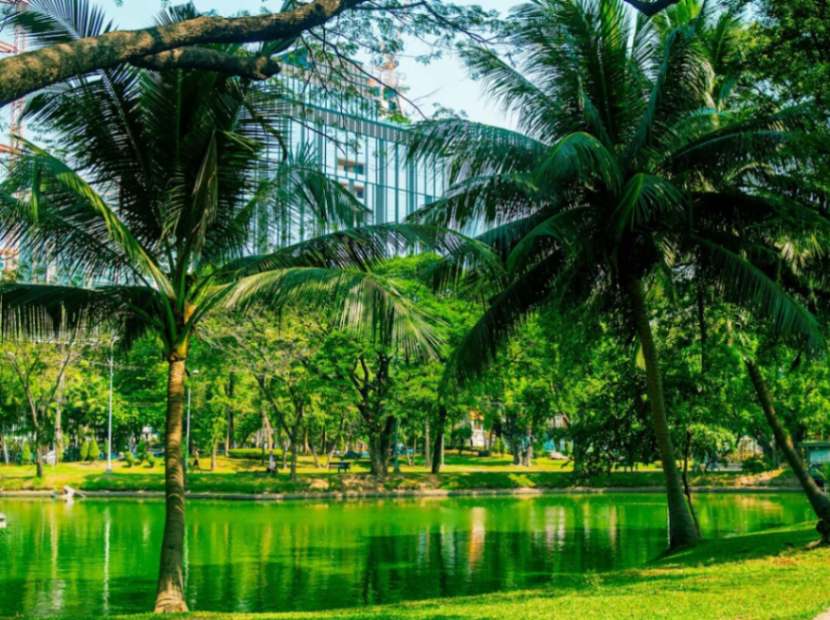 Silom and Sathorn Lumphini Park